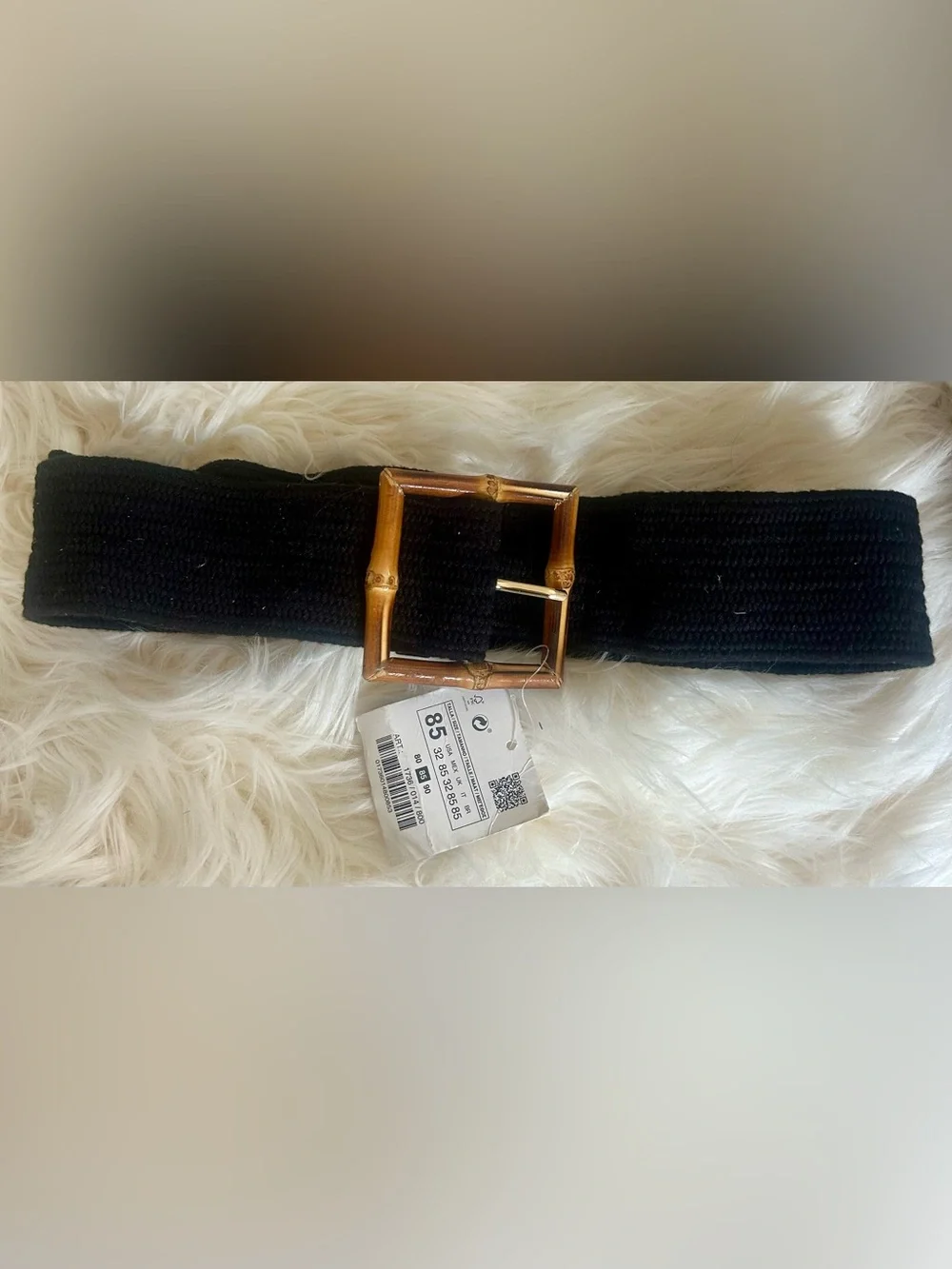 NWT Zara Bamboo Belt 85